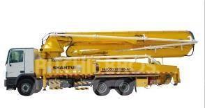 Shantui HJC5320THB 45M Trailer-Mounted Concrete Pu Motori
