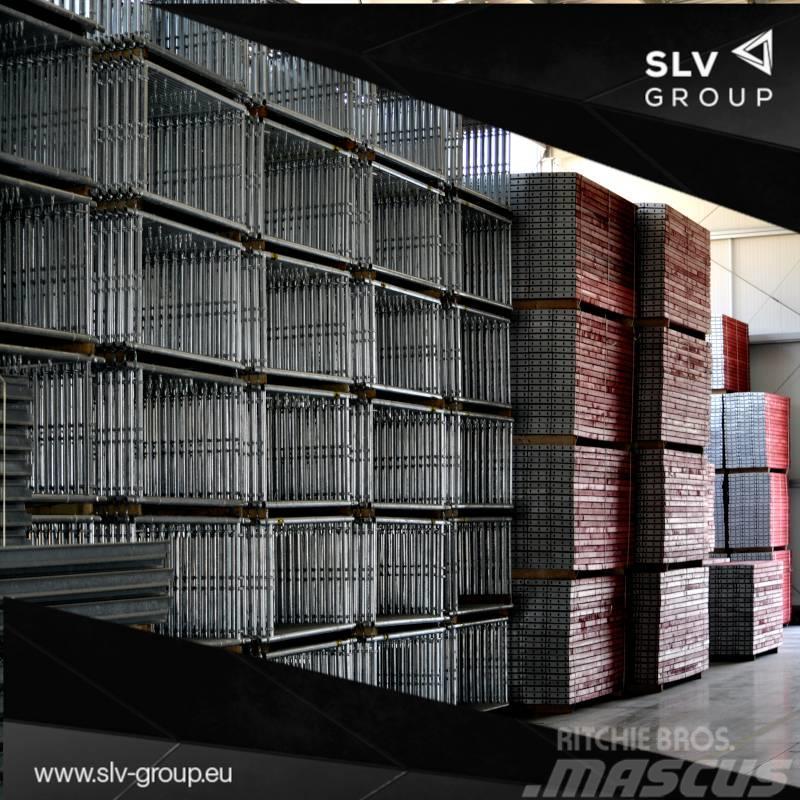  SLV-Group Aluminium Fassadengerüst Typ Plettac 58, Ponteggi e impalcature