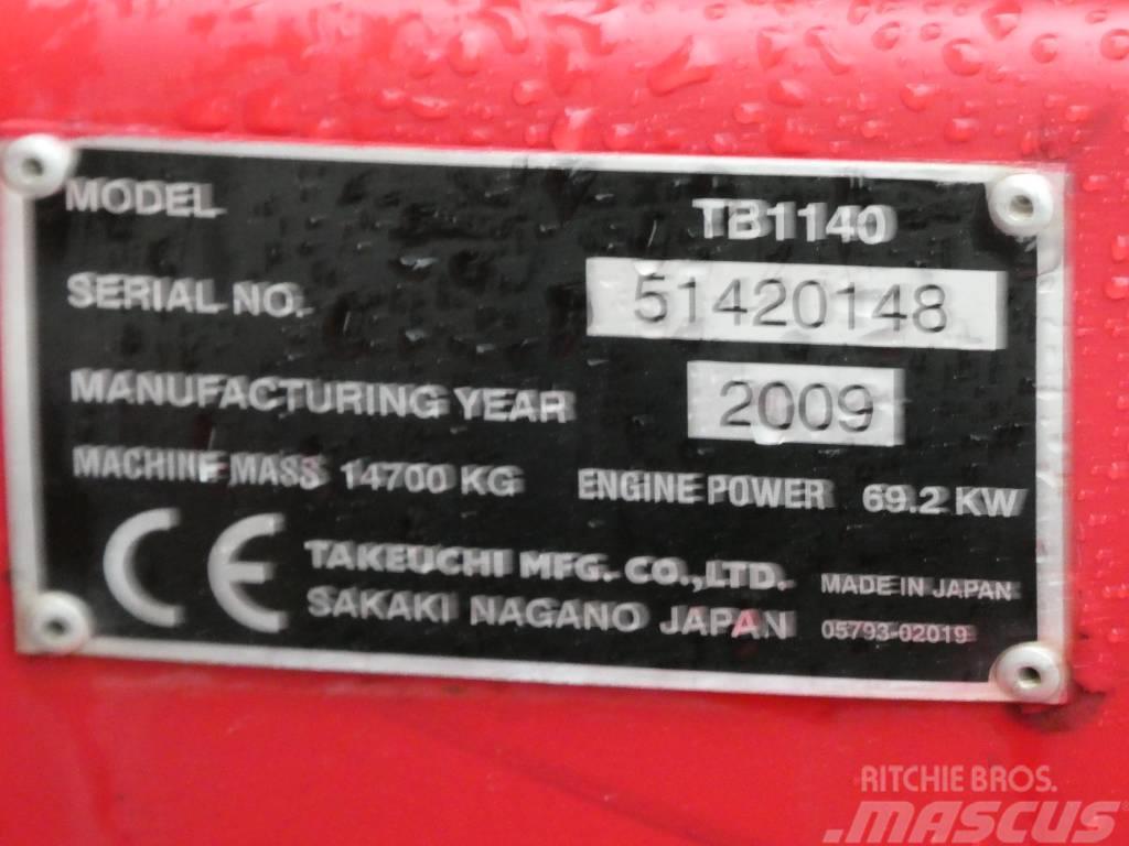 Takeuchi TB1140 + Palfinger PK 7501 + ENGCON Escavatori cingolati