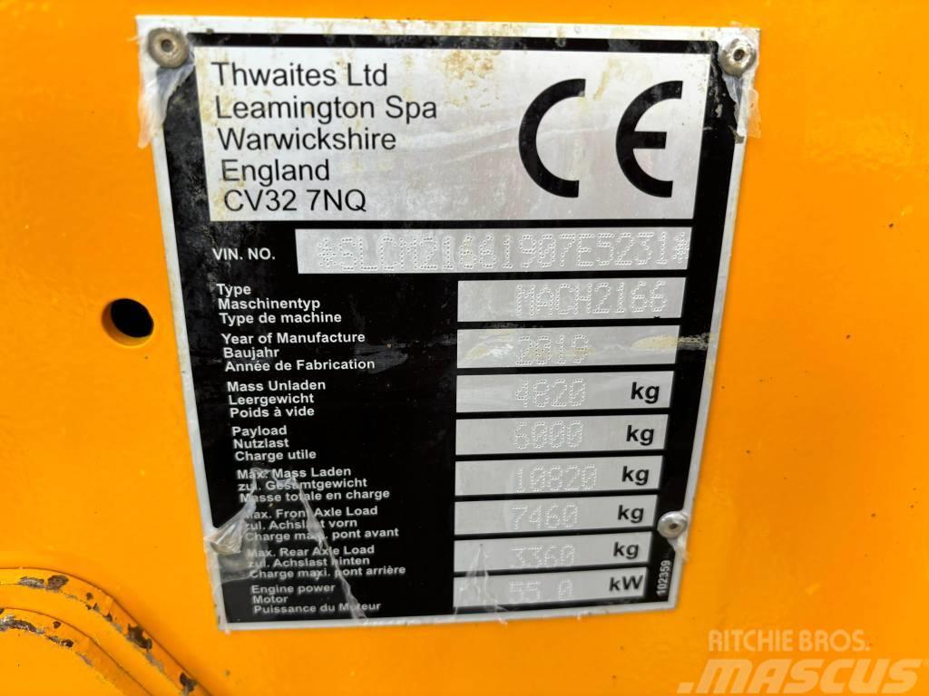 Thwaites MACH 2166 6ton Cabin Mini dumper
