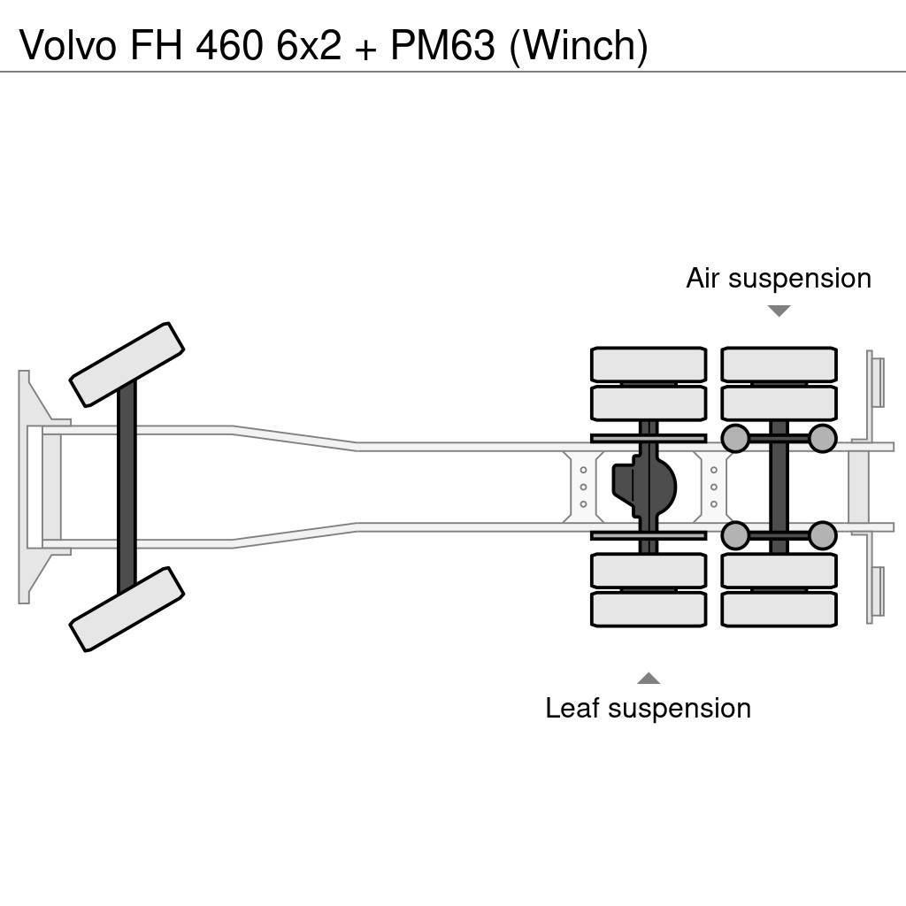 Volvo FH 460 6x2 + PM63 (Winch) Gru per tutti i terreni