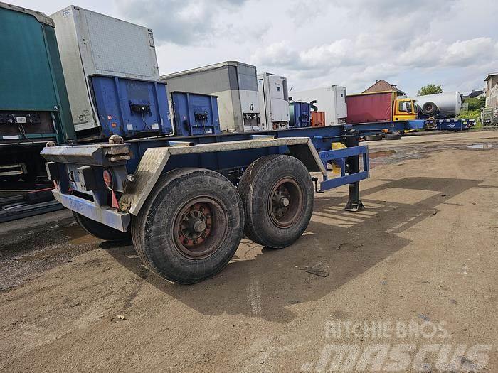 Krone 2 axle | 20 ft container chassis | steel suspensio Semirimorchi portacontainer