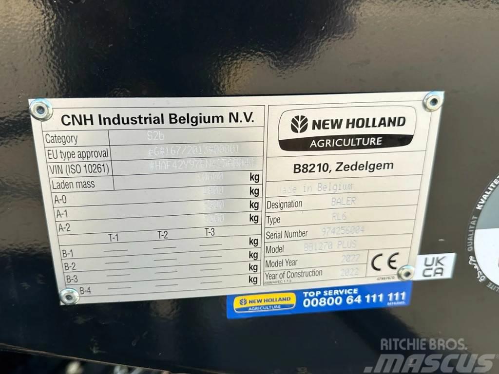 New Holland Bigbaler 1270 Plus bj 2022 met 3000 balen Falciatrinciatrici