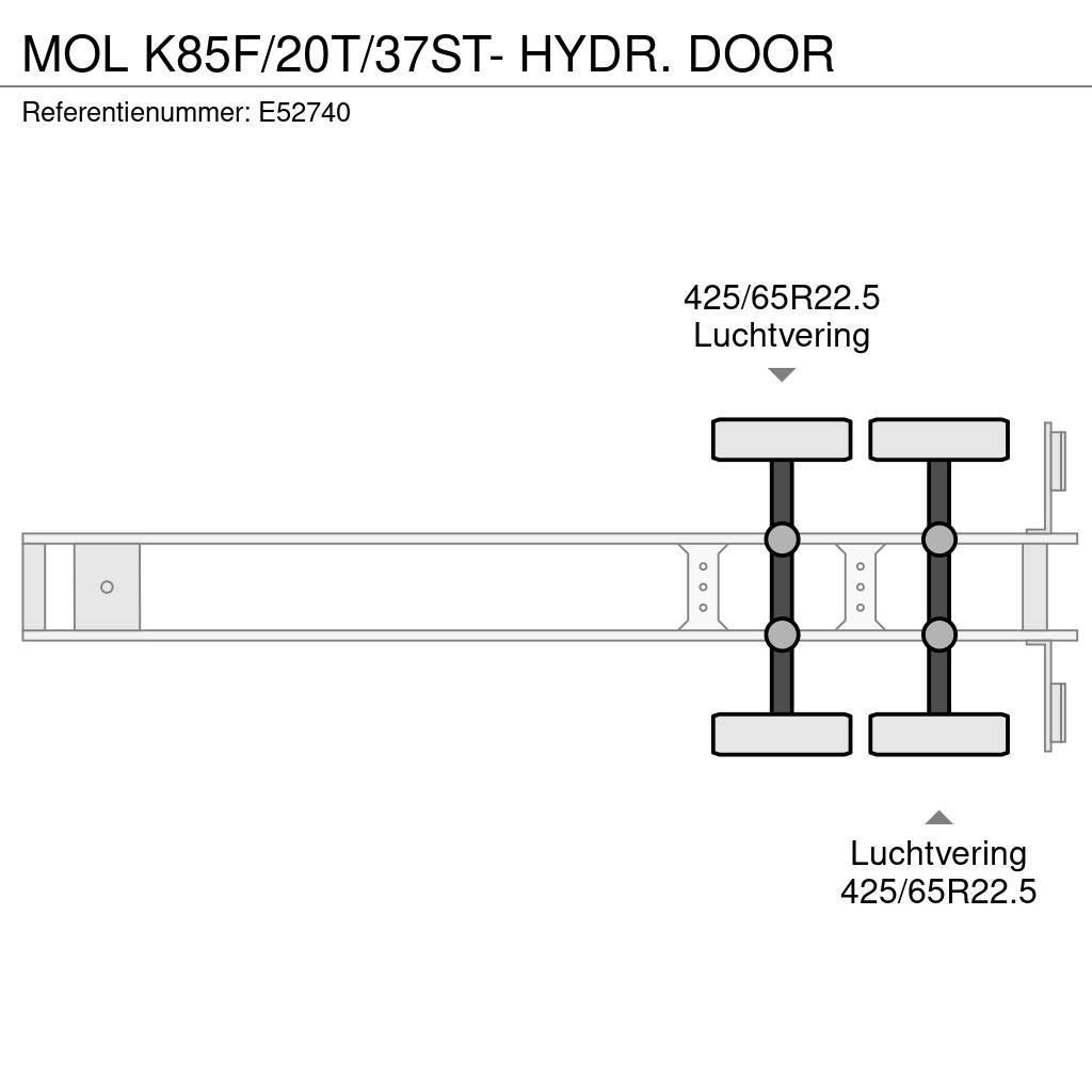 MOL K85F/20T/37ST- HYDR. DOOR Semirimorchi a cassone ribaltabile