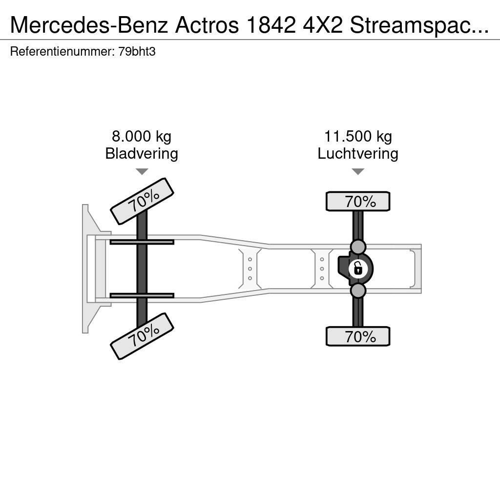 Mercedes-Benz Actros 1842 4X2 Streamspace NL Truck Side skirts 8 Motrici e Trattori Stradali