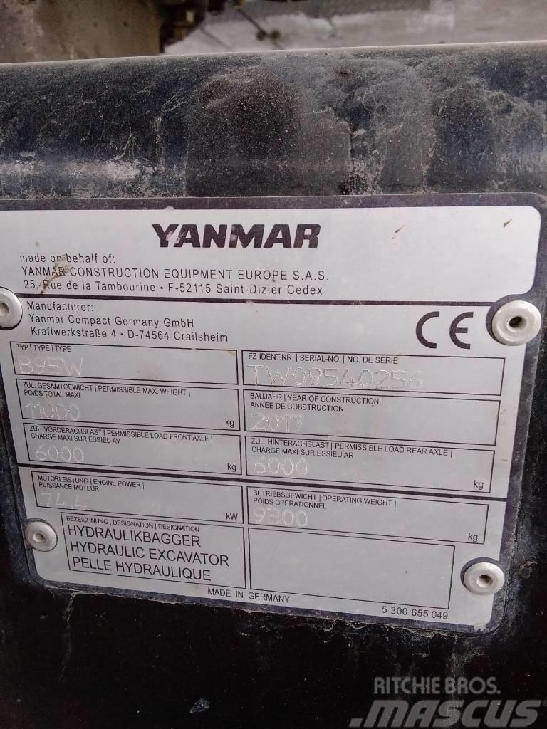 Yanmar B95W Escavatori gommati