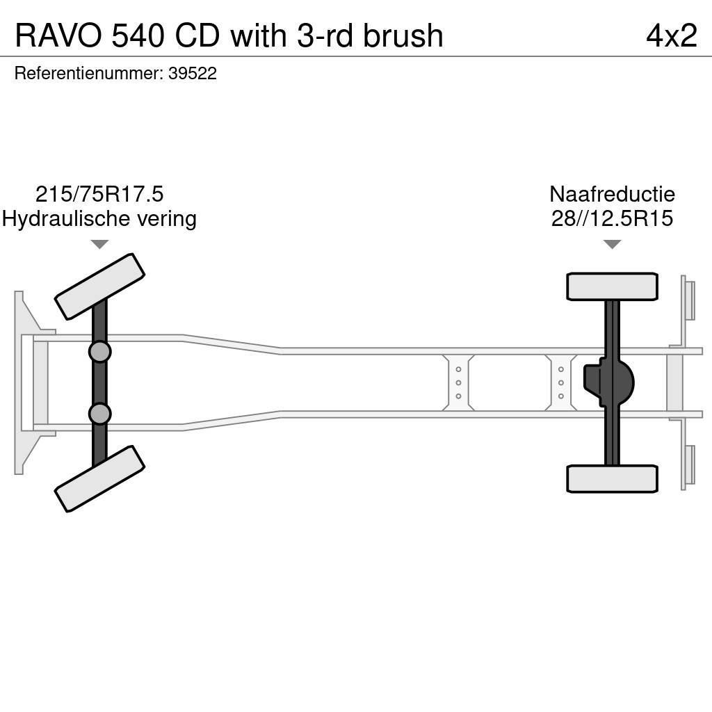Ravo 540 CD with 3-rd brush Autocarro spazzatrice