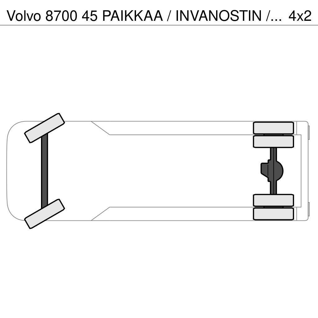 Volvo 8700 45 PAIKKAA / INVANOSTIN / EURO 5 Autobus interurbani
