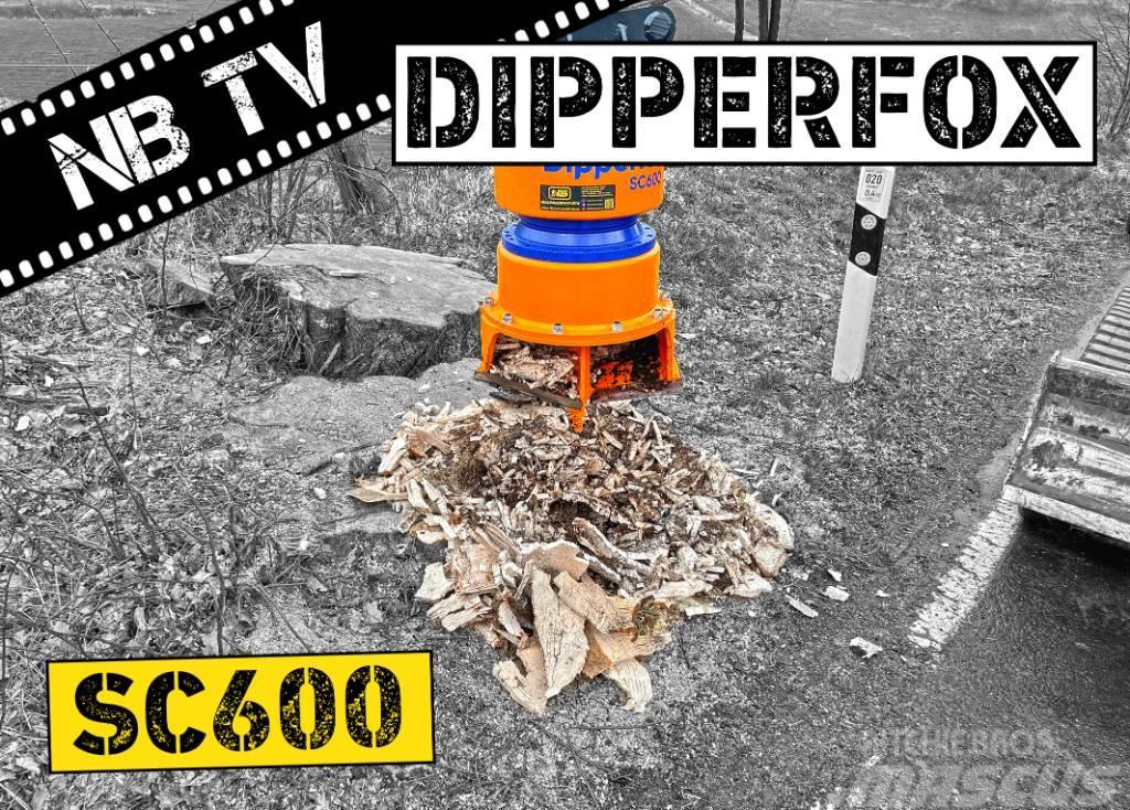 Dipperfox Baumstumpffräse SC600 -  60 Stümpfe pro Smerigliatrici