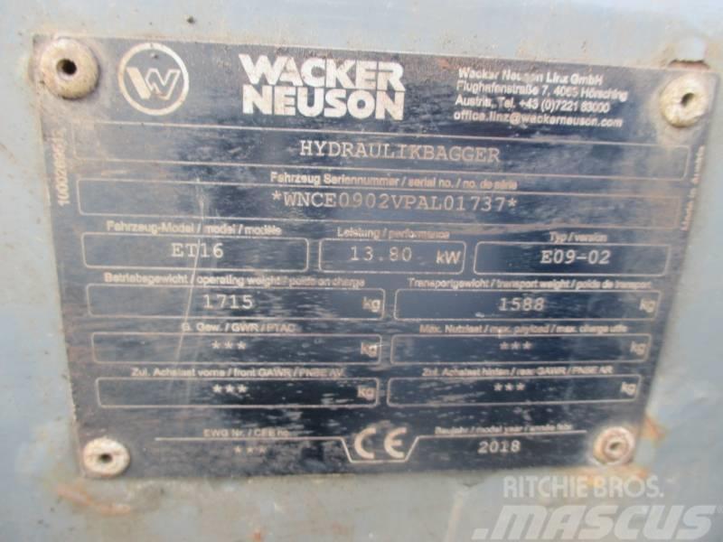 Wacker Neuson ET16 Miniescavatori