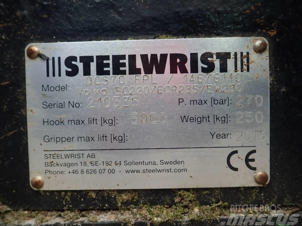 Steelwrist hydr. Schnellwechsler S70 mit Lasthaken passend fü Accoppiatori rapidi