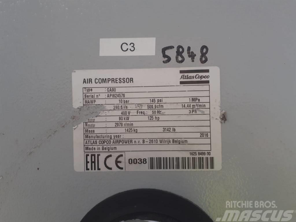 Atlas Copco Compresseur à vis (GA90) Compressori Air Booster