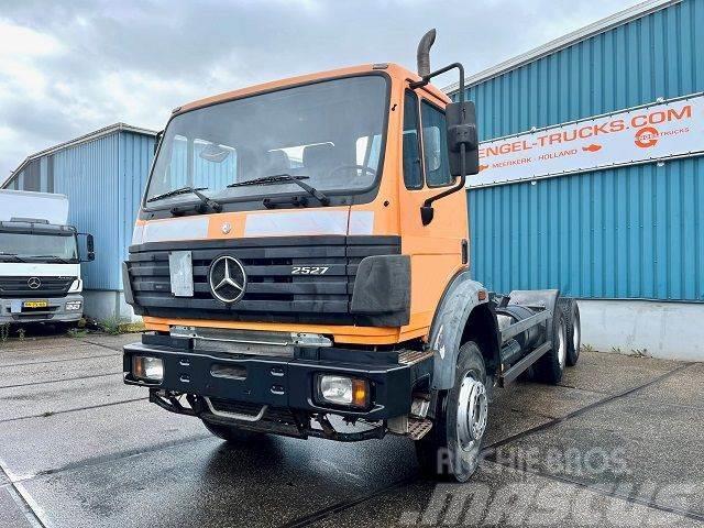 Mercedes-Benz SK 2527 K 6x4 FULL STEEL CHASSIS (MANUAL GEARBOX / Autocabinati