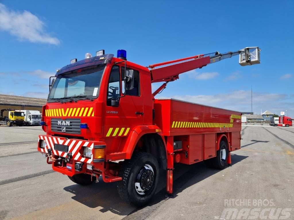 MAN LE280B 4x4 Denka Lift 24 m / Firetruck / Skylift Camion Pompieri