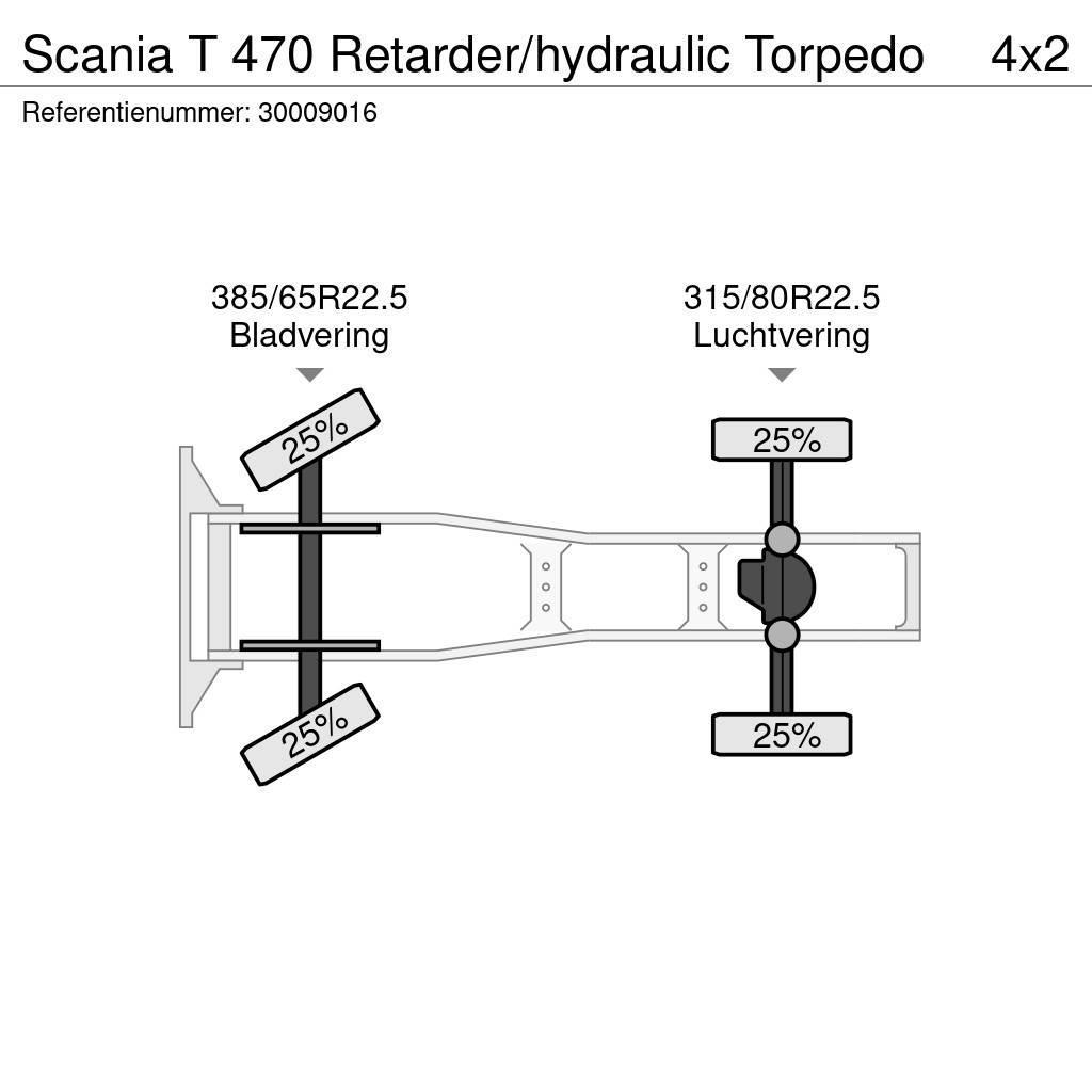 Scania T 470 Retarder/hydraulic Torpedo Motrici e Trattori Stradali
