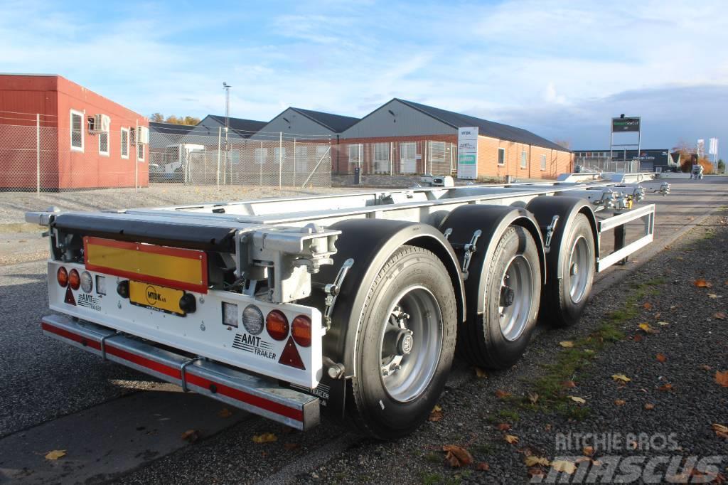 AMT CO310 - Container chassis med udskud i bag Semirimorchi portacontainer
