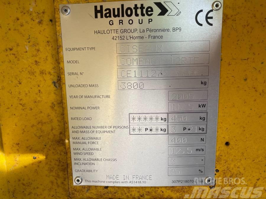Haulotte Compact 12 RTE Piattaforme a pantografo