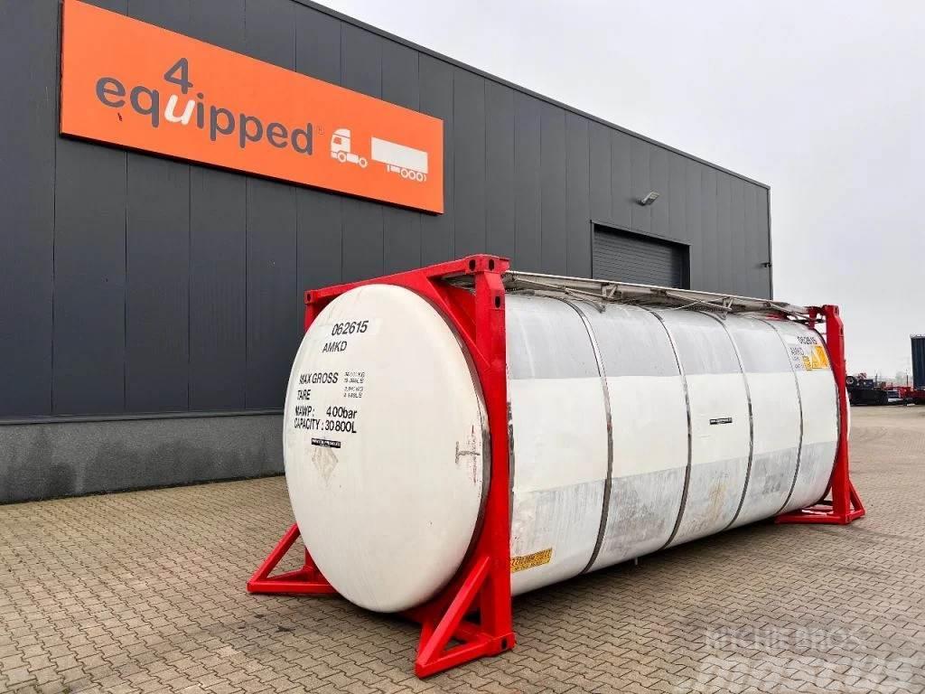 Van Hool 20FT SWAPBODY 30.800L, UN PORTABLE, T11, 2,5Y insp Containers cisterna