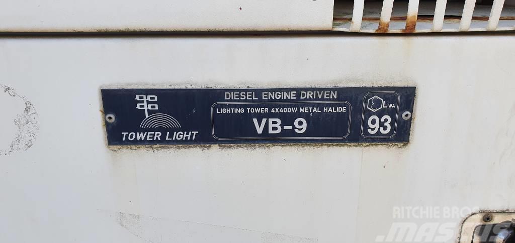 Towerlight VB-9 világítótorony/aggregátor Generatori diesel