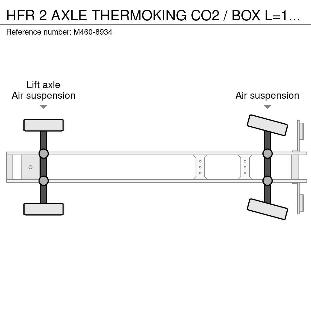 HFR 2 AXLE THERMOKING CO2 / BOX L=12699 mm Semirimorchi a temperatura controllata