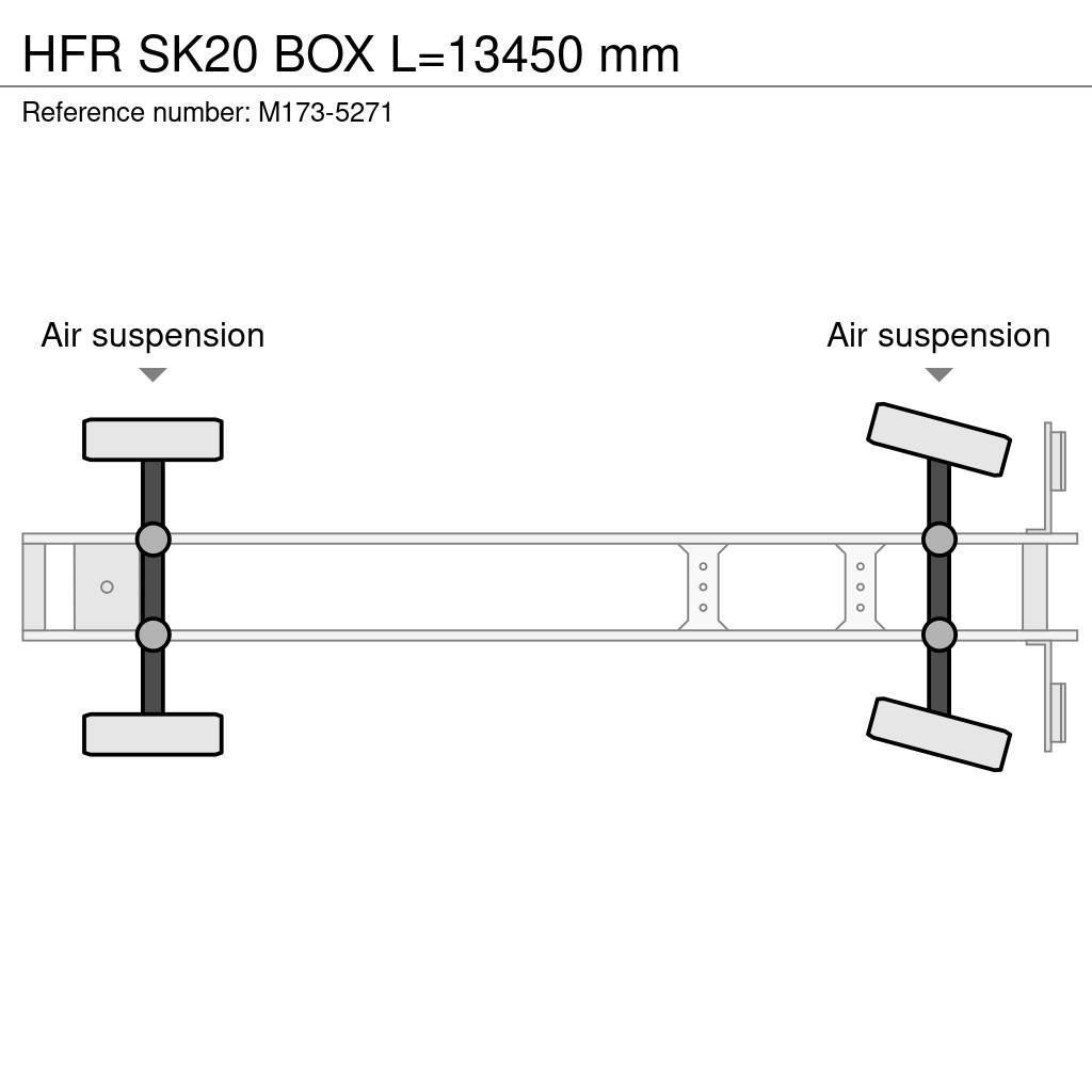 HFR SK20 BOX L=13450 mm Semirimorchi a cassone chiuso