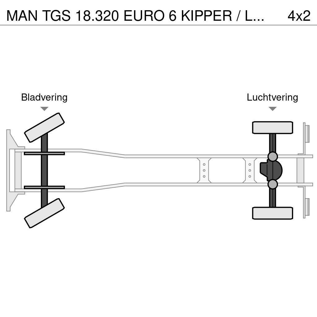 MAN TGS 18.320 EURO 6 KIPPER / LOW KM / 2 ZIJDIGE KIPP Camion ribaltabili
