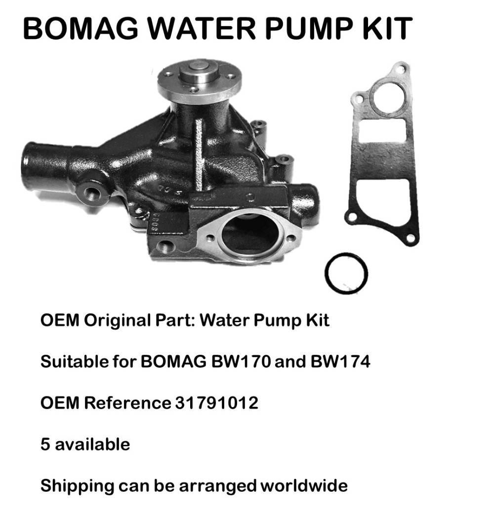 Bomag BW 170 Water Pump Componenti idrauliche
