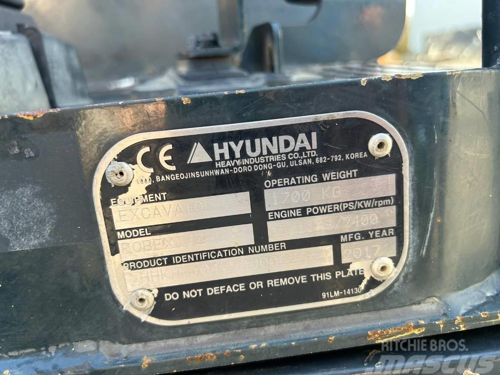 Hyundai R17Z-9A Miniescavatori