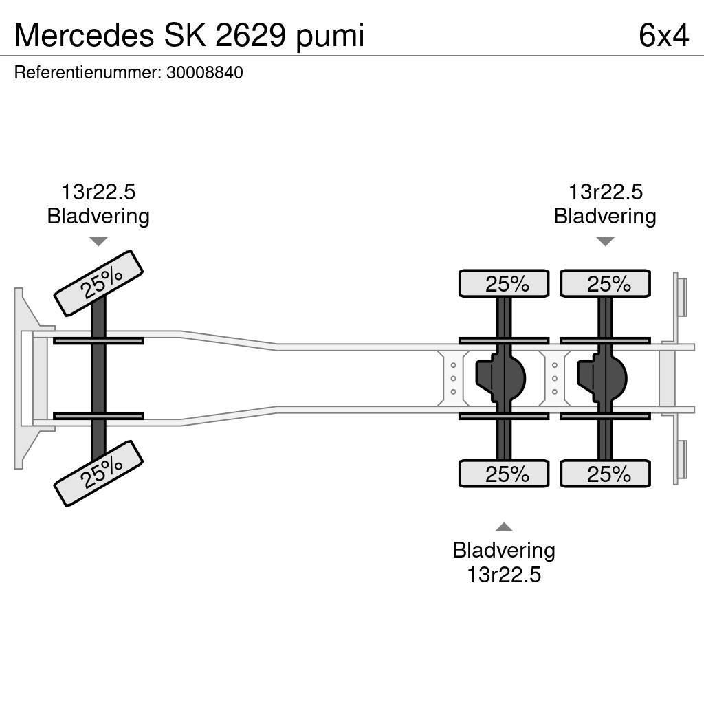 Mercedes-Benz SK 2629 pumi Autopompe per calcestruzzo