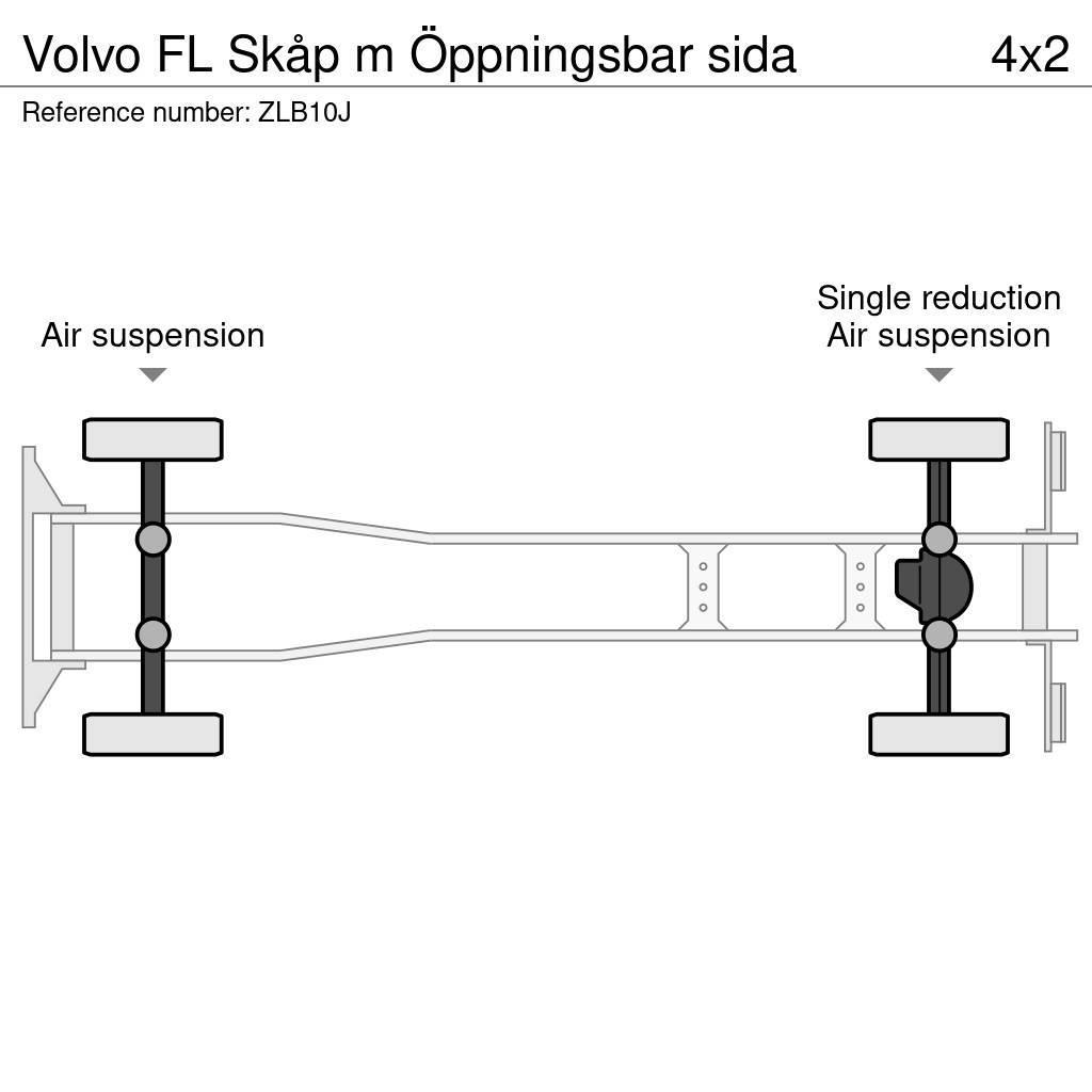 Volvo FL Skåp m Öppningsbar sida Camion cassonati