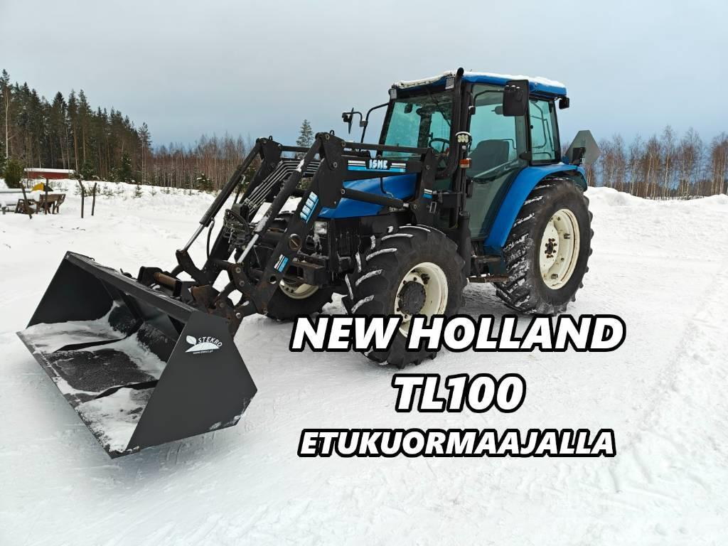 New Holland TL 100 - Etukuormaajalla - VIDEO Trattori
