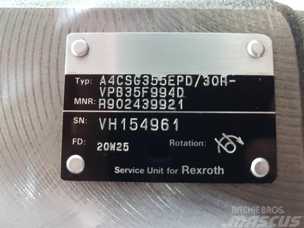 Rexroth A4CSG355EPD/30R - Drive pump/Fahrpumpe/Rijpomp Componenti idrauliche