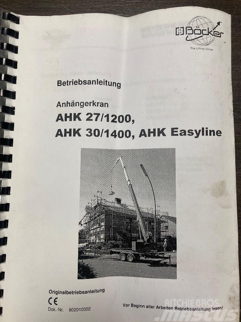 Bocker AHK 27/1200 Easyline Gru per tutti i terreni