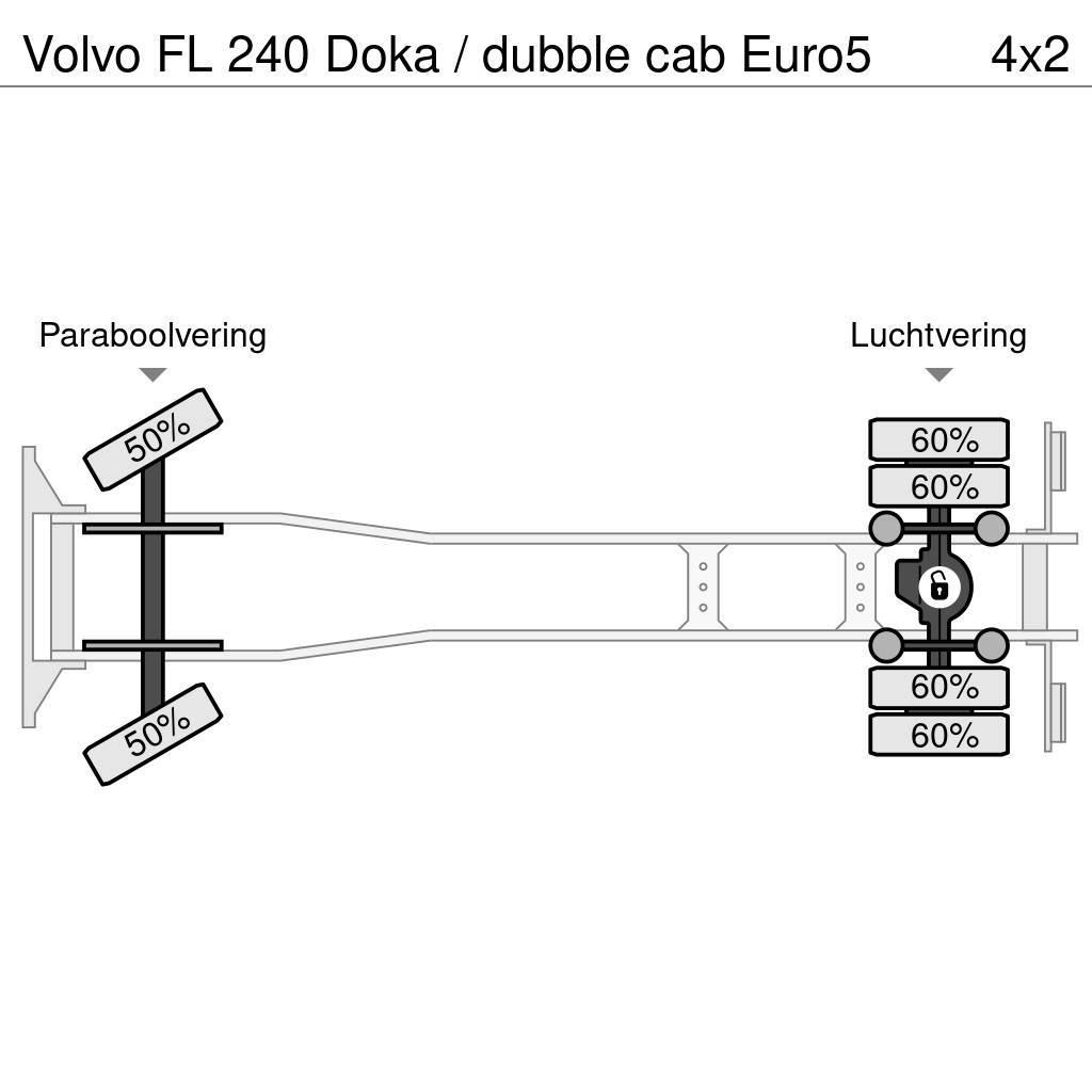 Volvo FL 240 Doka / dubble cab Euro5 Carroattrezzi