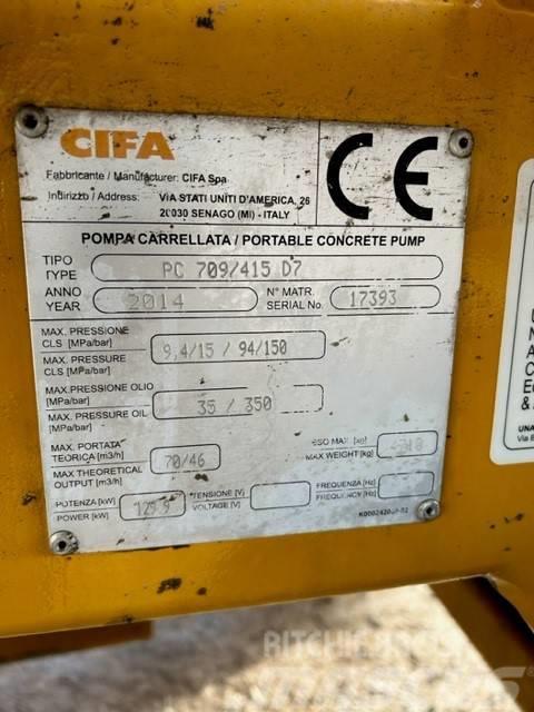 Cifa PC 709 / 415 D7 Autopompe per calcestruzzo