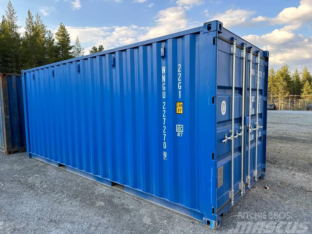  Sjöfartscontainer Container 20fot 20fots nya blå m Container per trasportare