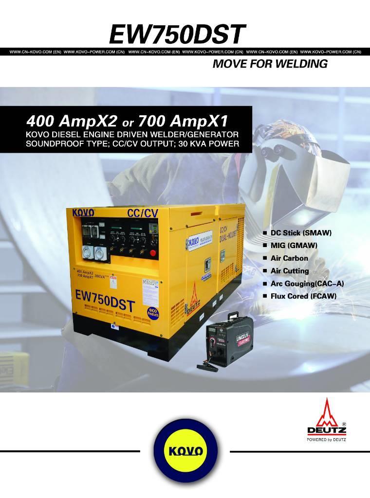 Deutz welder generator EW750DST Attrezzature per saldature