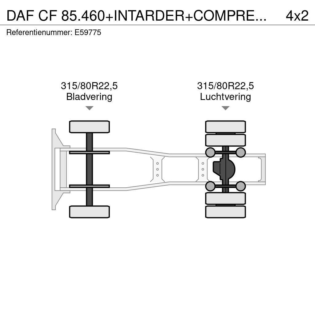DAF CF 85.460+INTARDER+COMPRESSEUR Motrici e Trattori Stradali