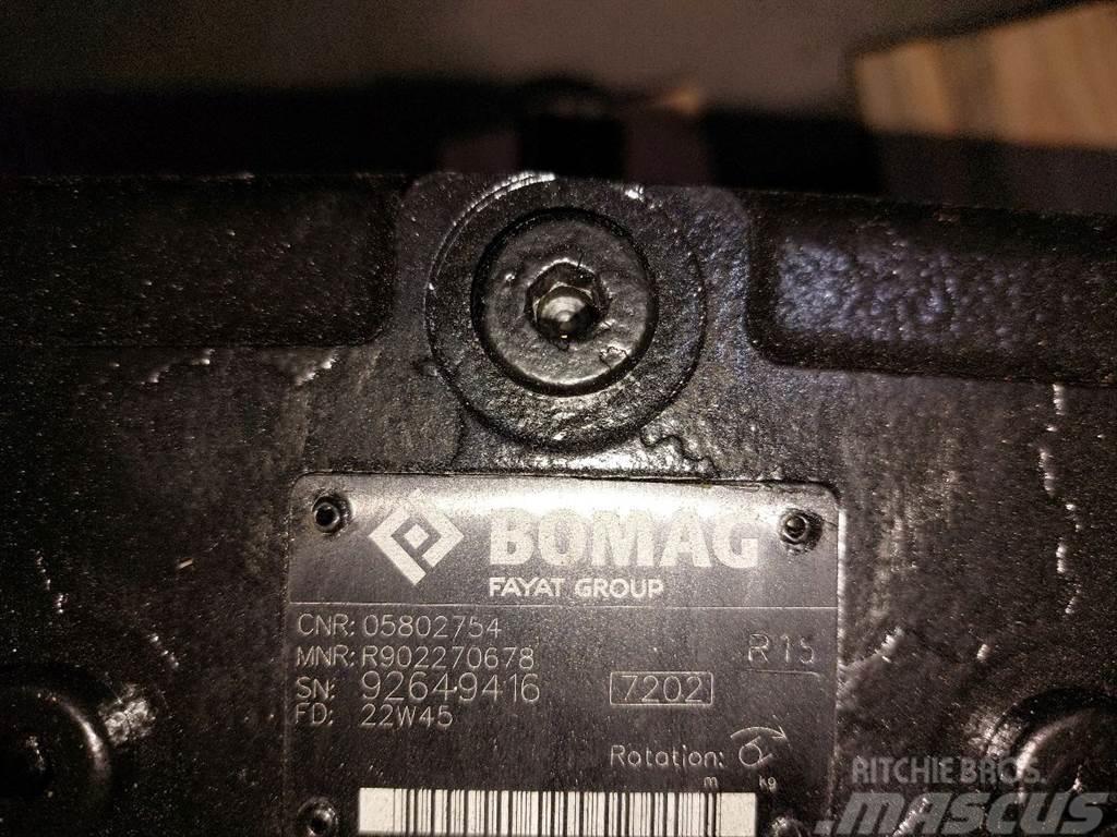 Bomag 05802754-Rexroth R902270678-Drive pump/Fahrpumpe Componenti idrauliche