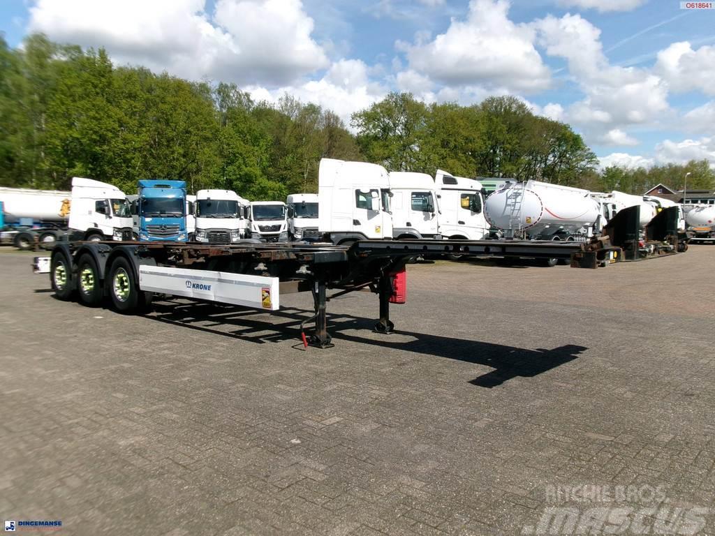 Krone 3-axle container trailer 20-30-40-45 ft DA08LNA Semirimorchi portacontainer