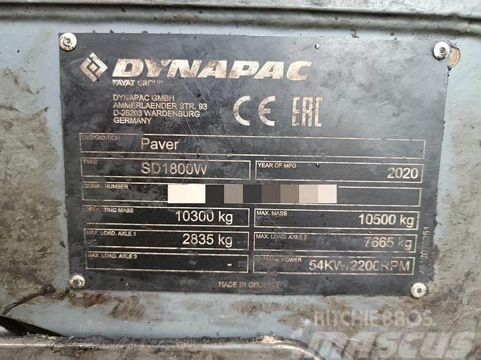 Dynapac SD1800W Finitrici
