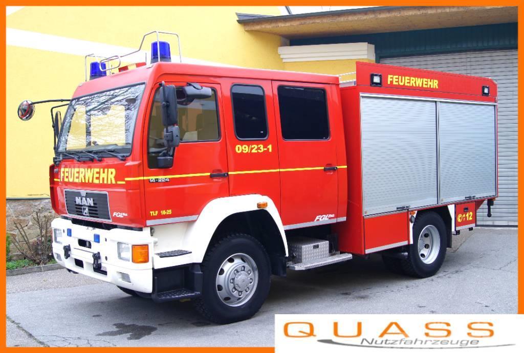 MAN 14.224 L80 4x4 /TÜV/METZ TLF 16/25 Feuerwehr Camion Pompieri