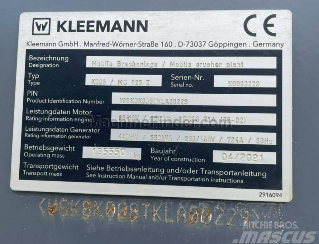 Kleemann MC125Z Frantoi mobili