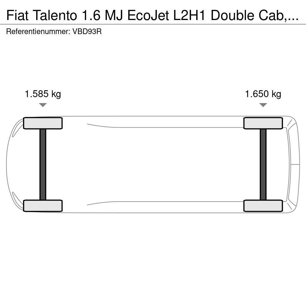 Fiat Talento 1.6 MJ EcoJet L2H1 Double Cab, Navi, Camer Cassonati