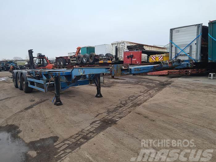 Fliegl 3 AXLE CONTAINER CHASSIS 40 2X20 20 MIDDLE SAF DRU Semirimorchi portacontainer