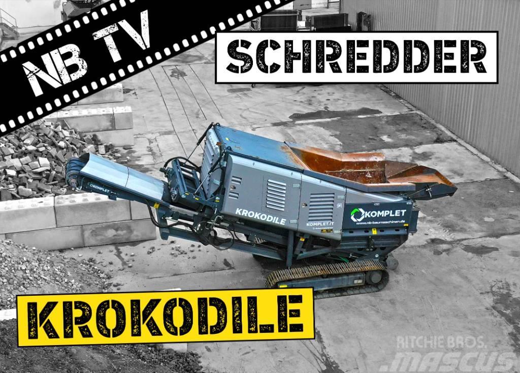 Komplet Mobiler Schredder Krokodile - bis zu 200 t/h Trituratori di rifiuti