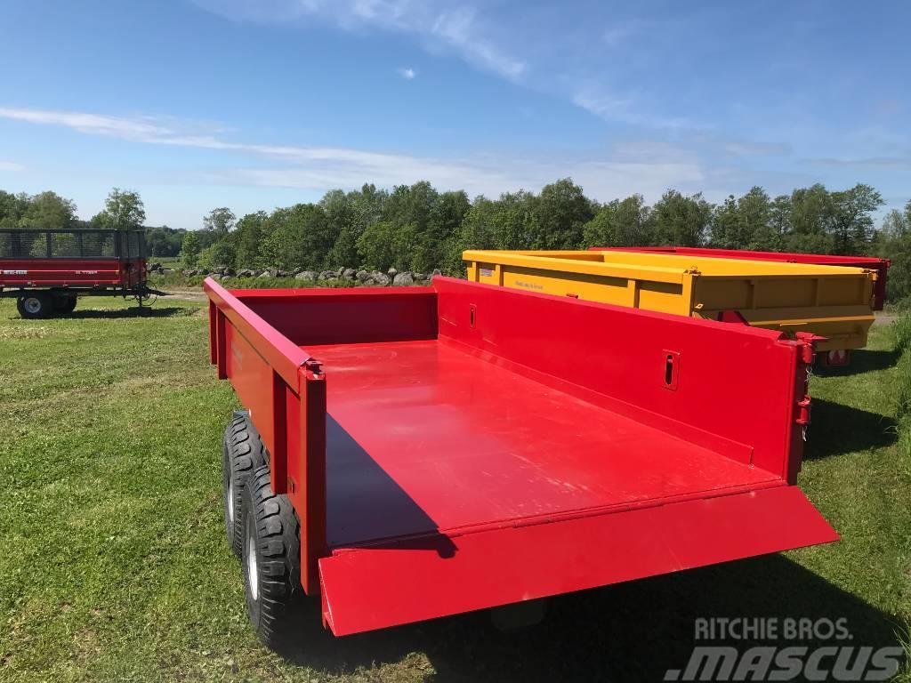 Waldung 7 ton för traktorgrävare extrautrustad Rimorchi ribaltabili