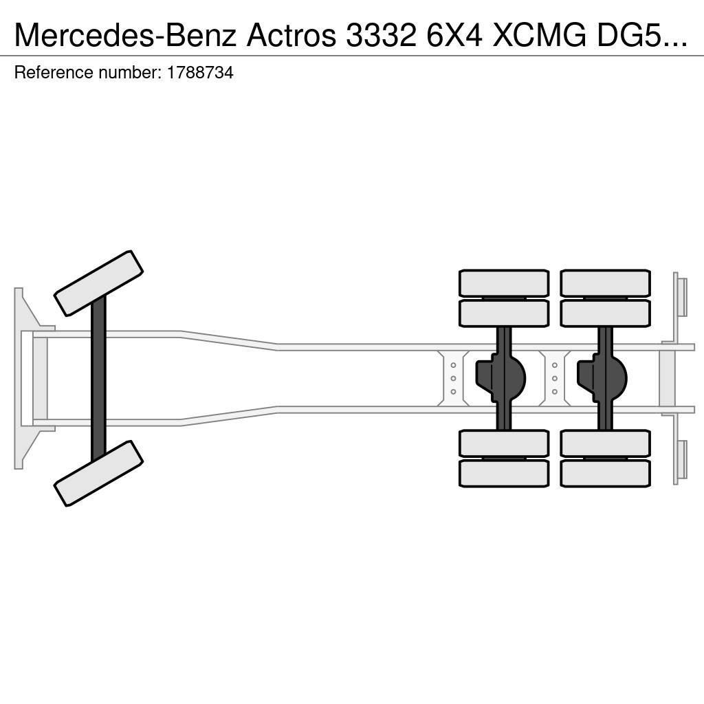 Mercedes-Benz Actros 3332 6X4 XCMG DG53C FIRE FIGTHING PLATFORM Piattaforme autocarrate