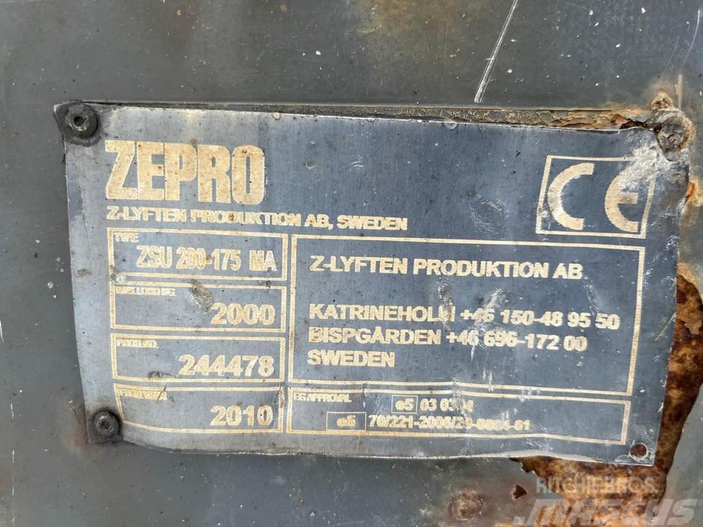  ZEPRO ZSU 200-175MA / 2000 KG. Merci e mobili  per ascensori