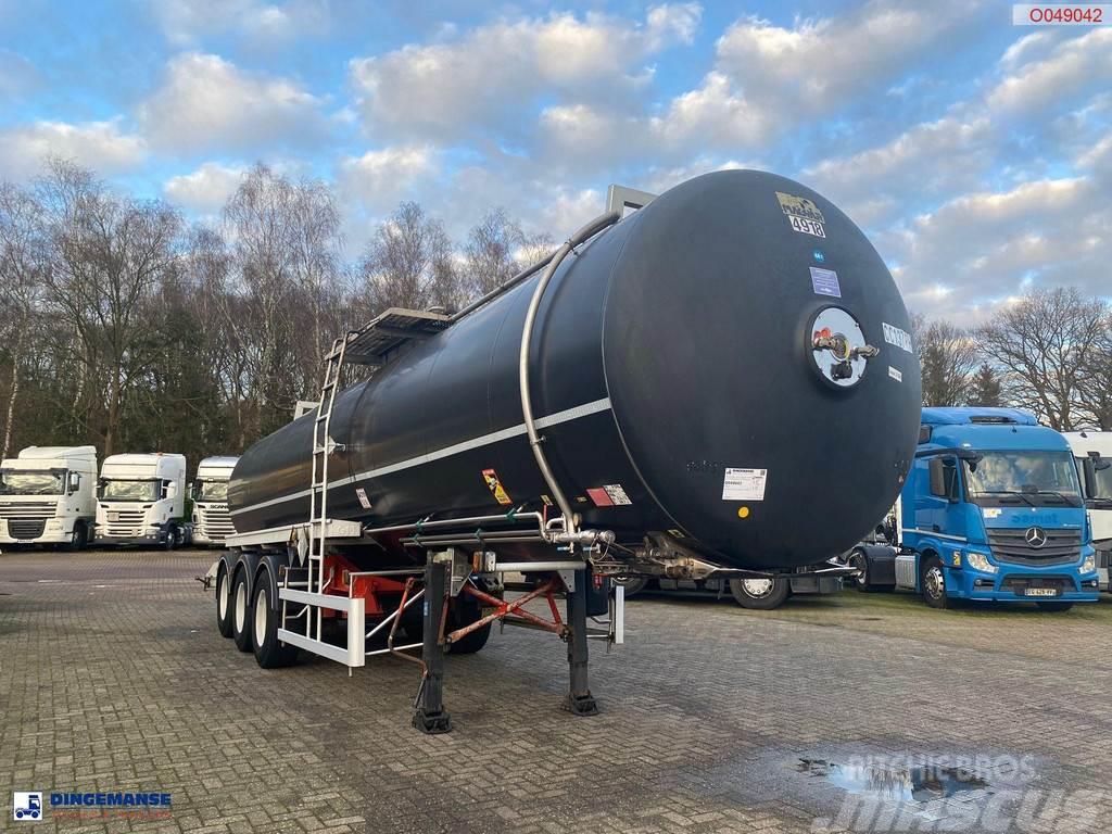 Magyar Bitumen tank inox 31 m3 / 1 comp + mixer / ADR 26/ Semirimorchi cisterna